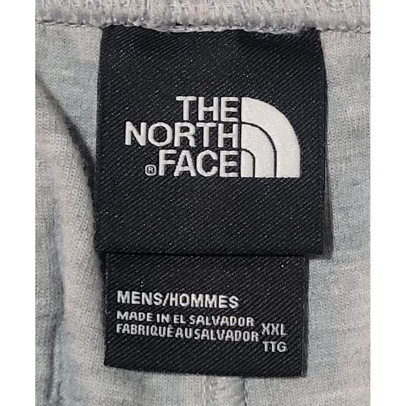 The North Face Shorts Mens 2XL Gray Knit Gym Run‎ Workout Zip Pocket Drawstring - Picture 2 of 11